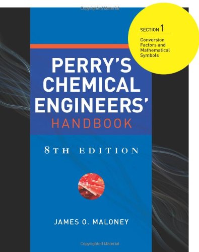 Perry's Chemical Engineers' Handbook 8/E Section... - Vente Flash Amazon -67%