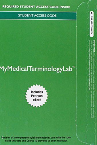 MyLab Medical Terminology with Pearson eText - Access Card... - Auto & Moto Amazon Royaume-Uni à 88.58€
