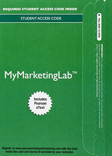 Mymarketinglab With Pearson Etext Access Card for Global... - Auto & Moto Amazon Royaume-Uni à 24.50€