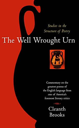 The Well Wrought Urn: Studies in the Structure of Poetry - Amazon Italie à 5.47€