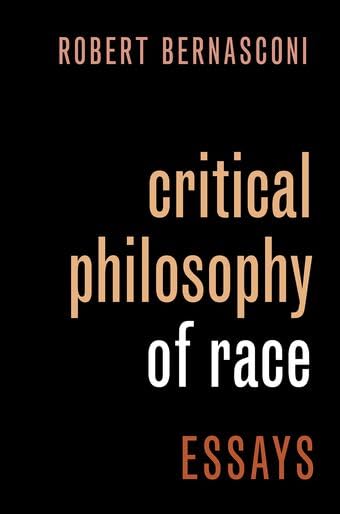 Critical Philosophy of Race: Essays (PHILOSOPHY OF RACE... - Bon plan à 19.06€