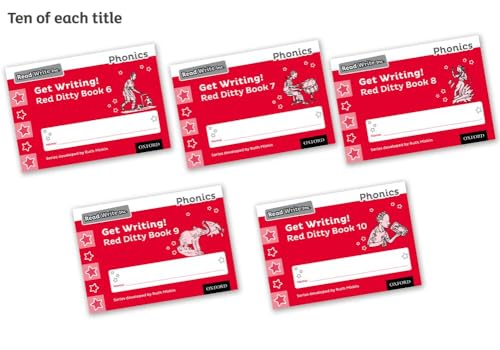Read Write Inc. Phonics: Get Writing! Red Ditty Books 6-10... - Amazon Royaume-Uni à 34.50€
