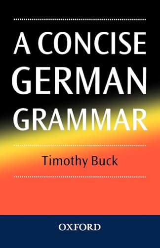 A Concise German Grammar - High-Tech & Électronique Amazon Espagne à 6.10€