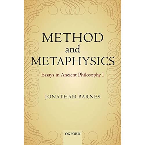 Method and Metaphysics: Essays in Ancient Philosophy I - Amazon Espagne à 20.05€