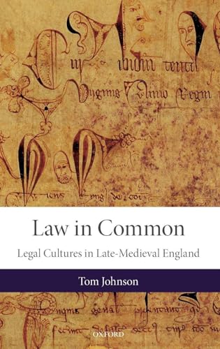 Law in Common: Legal Cultures in Late-Medieval England - Amazon Royaume-Uni à 36.65€