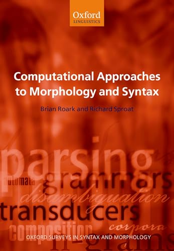 Computational Approaches To Morphology And Syntax (Oxford... - Erreur de prix -77% à 8.91€