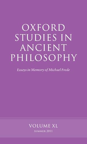 Oxford Studies in Ancient Philosophy, Volume 40: Essays in... - High-Tech & Électronique en promo à 95.43€