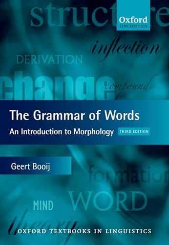 GRAMMAR OF WORDS:INTRODUCTION TO LINGUISTIC MORPHOLOGY 3E... - High-Tech & Électronique Amazon Royaume-Uni à 12.47€