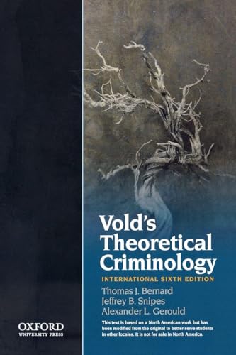 Vold's Theoretical Criminology - Auto & Moto en promo à 59.68€
