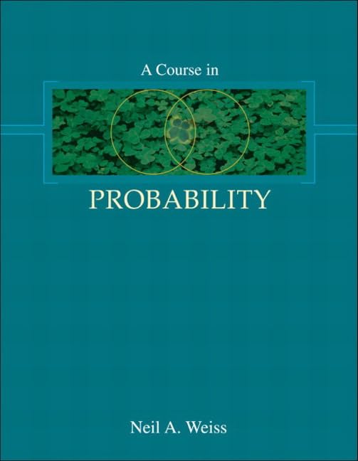 A Course In Probability - Nouvelle promo Amazon à 22.71€