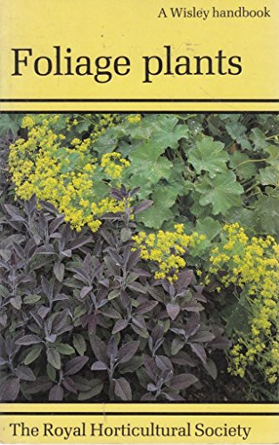 Foliage Plants (Wisley Handbooks) - Jardin & Extérieur Amazon Royaume-Uni à 0.65€