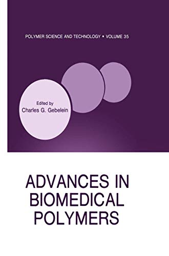 Advances in Biomedical Polymers (Polymer Science and... - Bricolage & Outils Amazon Allemagne à 43.05€