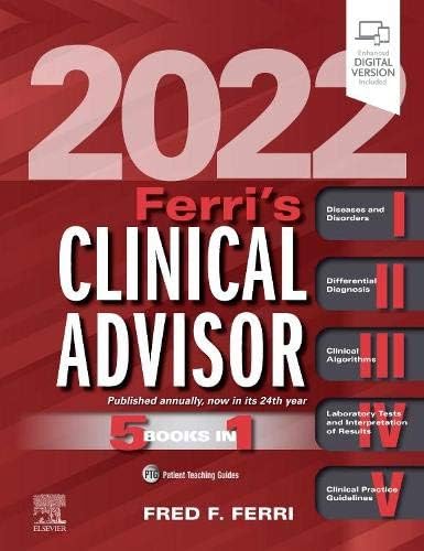Ferri's Clinical Advisor 2022 - Bricolage & Outils Amazon Royaume-Uni à 21.24€