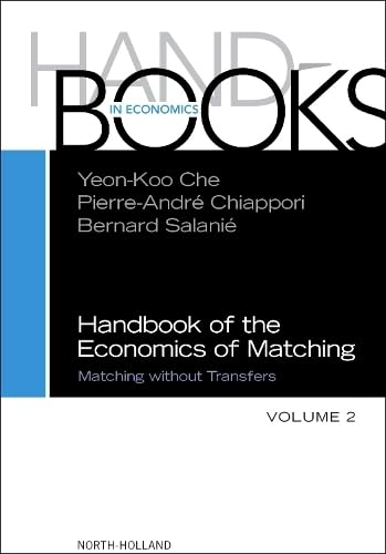 Handbook of the Economics of Matching (Volume 2) en promo sur Amazon