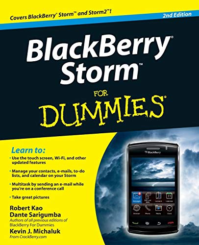 BlackBerry Storm For Dummies, 2nd Edition - High-Tech & Électronique Amazon Espagne à 6.31€