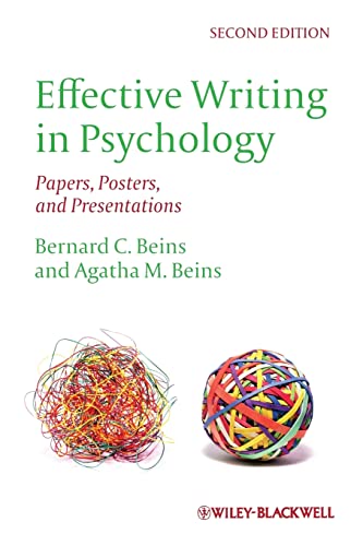 Effective Writing in Psychology: Papers, Posters, and... - Livres & eBooks Amazon Italie à 11.19€