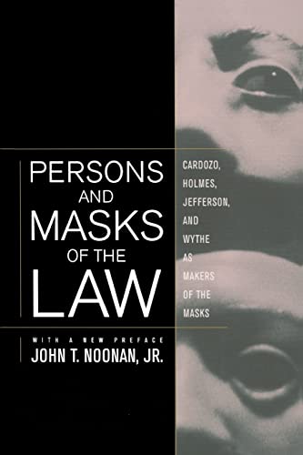 Persons and Masks of the Law: Cardozo, Holmes, Jefferson... - Auto & Moto en promo à 5.12€