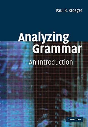 Analyzing Grammar: An Introduction - Réduction -75% à 10.00€