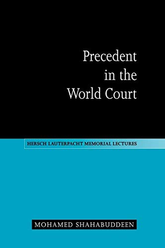 Precedent in the World Court - Amazon Italy à 6.79€