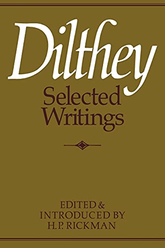 Dilthey Selected Writings - Livres & eBooks Amazon Allemagne à 20.30€