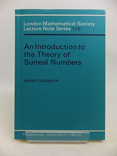 LMS: 110 Introduction Theory of Surreal Numb (London... - Amazon Royaume-Uni à 24.44€