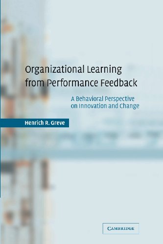 Organizational Learning from Performance Feedback: A... - Amazon Espagne à 15.47€