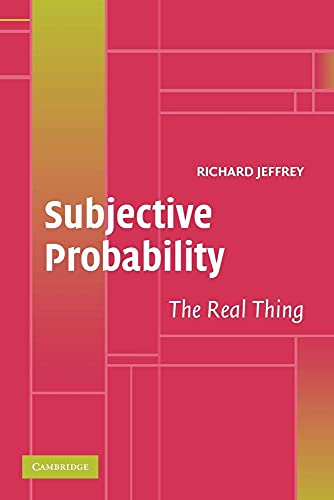 Subjective Probability: The Real Thing - Maison & Cuisine Amazon Royaume-Uni à 9.04€