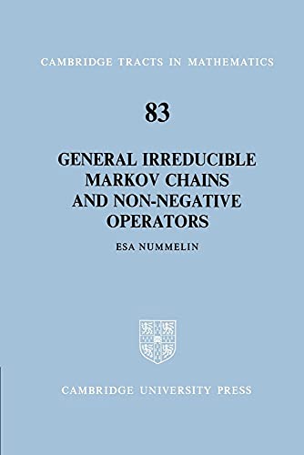 General Irreducible Markov Chains (Cambridge Tracts in... - Sports & Fitness Amazon Germany à 8.29€
