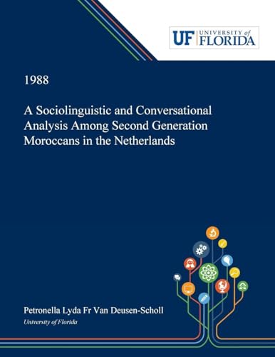 A Sociolinguistic and Conversational Analysis Among Second... - Nouvelle promo Amazon à 38.46€