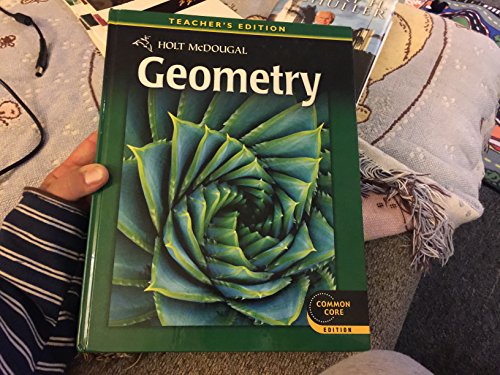 Holt McDougal Geometry, Teacher's Edition (Common Core... - Livres & eBooks Amazon Italie à 223.98€