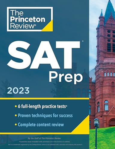 Princeton Review SAT Prep, 2023: 6 Practice Tests + Review... - Nouvelle promo Amazon à 8.15€