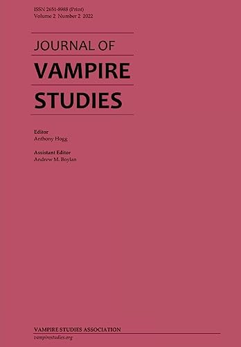 Journal of Vampire Studies: Vol. 2, No. 2 (2022) - Bon plan à 3.81€