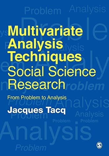 Multivariate Analysis Techniques in Social Science... - Bricolage & Outils Amazon Allemagne à 10.78€