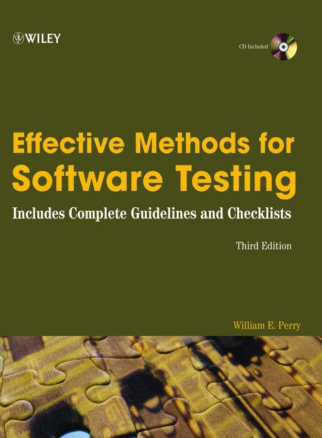 Effective Methods for Software Testing en promo à 19,20€ (-86%) sur Amazon DE