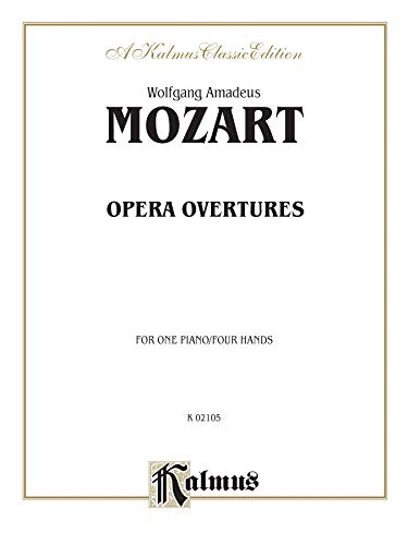 Opera Overtures: Overtures for One Piano/Four Hands - Musique & Instruments Amazon Espagne à 22.48€