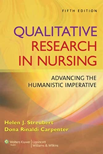 Qualitative Research in Nursing: Advancing the Humanistic... - Maison & Cuisine Amazon Italie à 32.08€