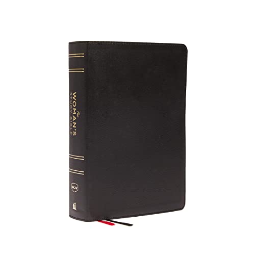 NKJV, The Woman's Study Bible, Genuine Leather, Black, Red... - Livres & eBooks Amazon Allemagne à 65.78€