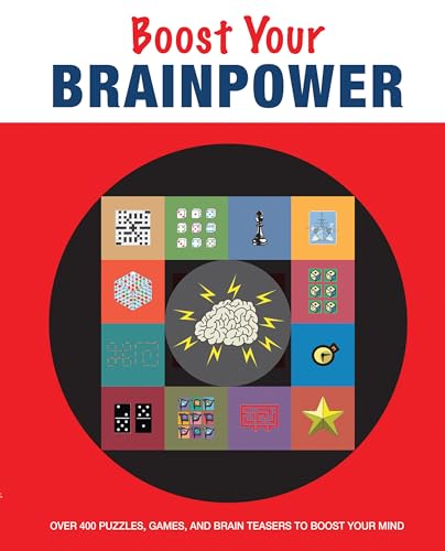 BOOST YOUR BRAINPOWER: Over 400 Puzzles, Games, and Brain... - Jouets & Jeux Amazon Allemagne à 26.49€