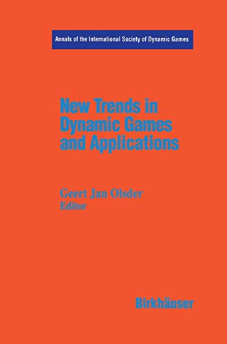 New Trends in Dynamic Games and Applications: Annals of the... - Livres & eBooks en promo à 42.65€