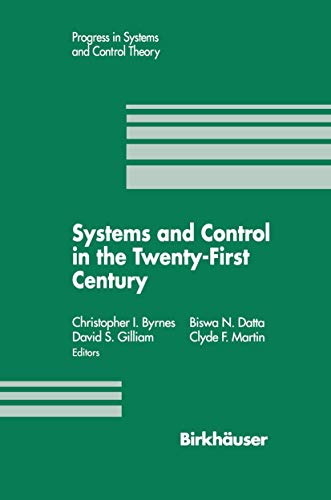 Systems and Control in the Twenty-First Century (Progress... - Livres & eBooks Amazon Allemagne à 43.78€
