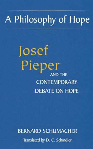 A Philosophy of Hope: Josef Pieper and the Contemporary... - Sports & Fitness Amazon Royaume-Uni à 19.99€