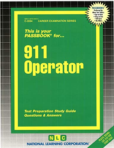 911 Operator: Test Preparation Study Guide, Questions &... - Livres & eBooks Amazon Allemagne à 37.19€