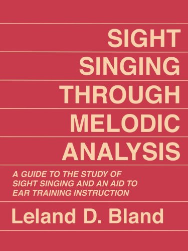Sight Singing Through Melodic Analysis, A Guide to the... - Amazon Espagne à 11.83€