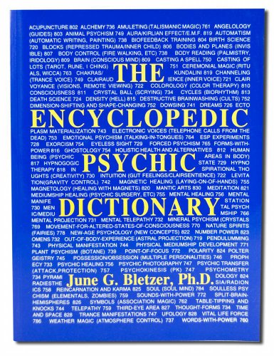 The Encyclopedic Psychic Dictionary - Livres & eBooks en promo à 91.09€