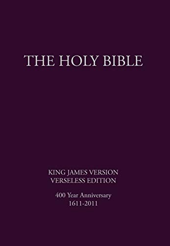 The Holy Bible, King James Version, Verseless Edition - Livres & eBooks Amazon Italie à 17.64€