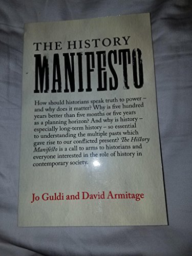 The History Manifesto - Amazon Allemagne à 8.73€