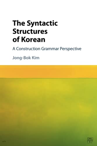 The Syntactic Structures of Korean: A Construction Grammar... - High-Tech & Électronique Amazon Espagne à 16.71€
