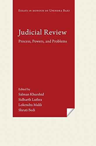 Judicial Review: Process, Powers, and Problems (Essays in... - Livres & eBooks Amazon Royaume-Uni à 21.50€