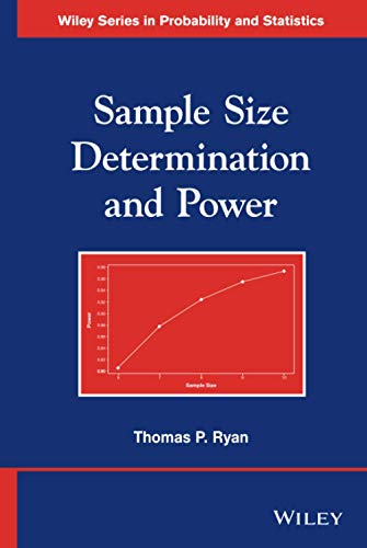 Sample Size Determination and Power en promo sur Amazon