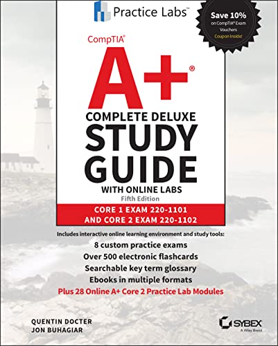 CompTIA A+ Complete Deluxe Study Guide with Online Labs:... - Amazon Royaume-Uni à 32.75€